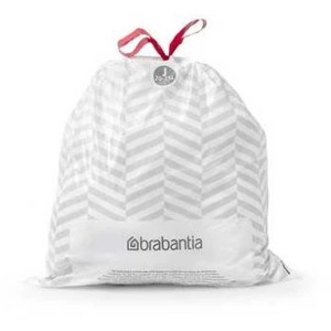 Sacs poubelle Brabantia PerfectFit, 23L, 240 pièces, avec cordon de serrage. Sacs résistants pour poubelles Brabantia.