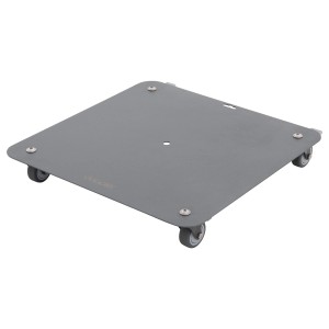 Doppler Châssis Vario pour socle en granit, 42x42 cm, anthracite, avec roulettes pour pied de parasol.
