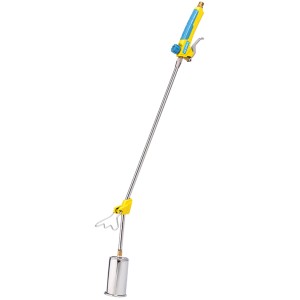 Gloria Thermoflamm bio Professional Plus bruciatore per erbacce con tubo per bombola a gas.