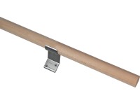Handlaufset Buche mit Konsolen Ø 40 x 2'000 mm