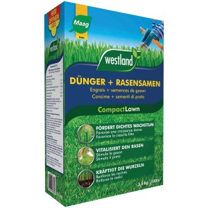 Westland CompactLawn NPK fertilizzante 3.5 kg: Fertilizzante per prato a lunga durata per un'erba densa e vivace.