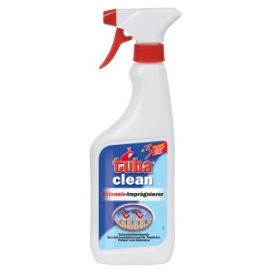Tuba Clean Imprégnation Intensive 500ml pour tapis, tissus d'ameublement et sièges auto.
