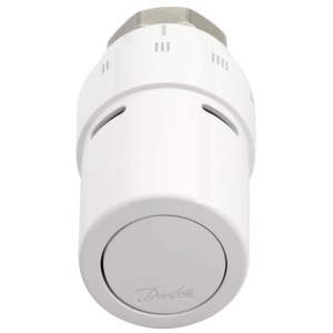 Tête thermostatique Danfoss Rax-K, blanc, M30 x 1,5 mm, pour réguler la température du radiateur.