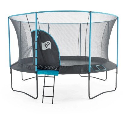 TP Toys Trampolin Genius Blau-Schwarz Ø 427 cm