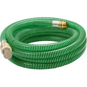 Kit tuyau d'aspiration LUX, 7 m, avec raccords en laiton pour pompes de jardin et surpresseurs.