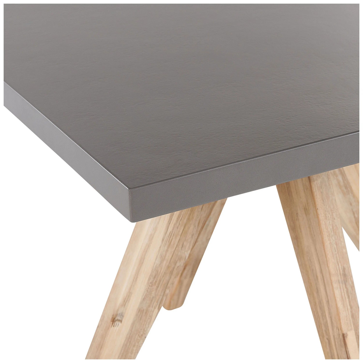 Beliani Set di mobili da giardino Olbia grigio cemento 76 x 90 x 90 cm ...