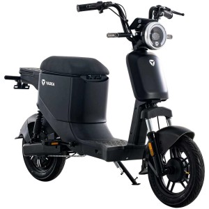 Schwarzer Yadea E-Roller U3: Kompakter Elektroroller für Stadt und Land.