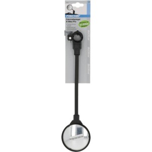 Rétroviseur de vélo Fischer Pro pour VAE, 25,5 cm, noir.