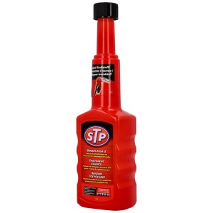 Additif essence STP, flacon de 200 ml, pour des moteurs propres et moins d'émissions.