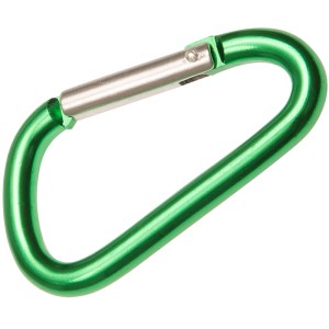 Grüner Conacord Karabinerhaken aus Aluminium, 6x60mm, mit Federverschluss. Vielseitiger Beschlag für diverse Anwendungen.