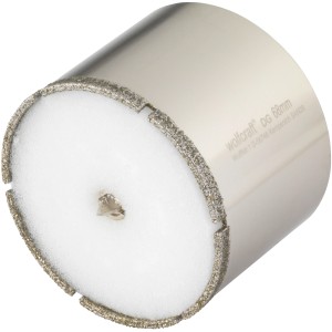Wolfcraft Sega a tazza diamantata Ceramic, 68 mm, per fori precisi in piastrelle.