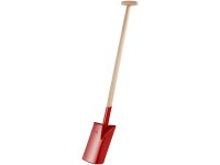 LUX-TOOLS Gärtnerspaten mit T-Griff eingestielt 85 cm