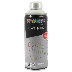 Dupli-Color Platinum vernice spray bianco puro satinato, bomboletta da 400ml.