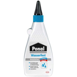 Ponal Holzleim Super 3, 550g Flasche, wasserfest für Küche & Bad.