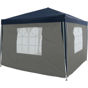 Tetto blu per gazebo in alluminio Pontino, poliestere, 295x295 cm.