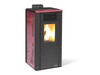 Ecofox Pelletofen Sahara 12 kanalisierbar Bordeaux