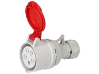 CEE-Kupplung 5-polig IP44 Grau-Rot 16 A CEE-Kupplung 5-polig IP44 Grau-Rot 16 A