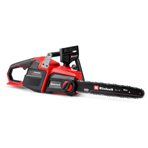 Tronçonneuse à batterie Einhell GP-LC 36/40 Li BL-Solo, rouge/noir. Tronçonneuse à batterie pour l'élagage et le bois de chauffage.