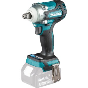Avvitatore a impulsi a batteria Makita 18V DTW300Z Solo, utensile a batteria turchese e nero.