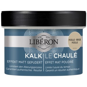 Libéron Kalkeffektfarbe Le Chaulé Beige, 0,25 l Dose. Effektfarbe für Holzmöbel mit authentischem Kalk-Look.