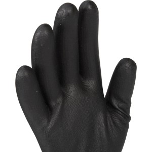 Guanto da giardino OX-ON Supreme 5600, viola-nero, taglia 7, palmo in schiuma di nitrile.