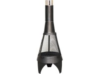 Buschbeck Gartenkamin Mesh Colorado 125 Silber-Schwarz