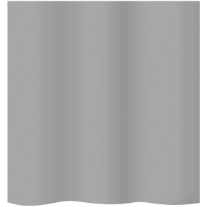 Tenda doccia Diaqua Basic in tessuto grigio, 180x180 cm, idrorepellente.