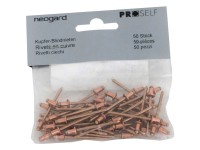 Kupfer-Blindnieten 3,2 x 8 mm / 50 Stk.