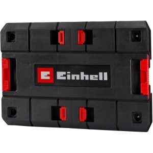 Piastra adattatore Einhell per valigette E-Case, rosso-nero, per collegare valigette sistema.