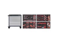 Kraftwerk Werkstattwagen BT900 7 Schubladen 272-tlg. (HxBxT) 122 x 94 x 48,8 cm