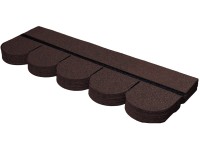 Bitumen-Biberschindel Braun