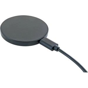 Schwaiger Magnet Chargeur sans fil, chargeur Qi noir pour le chargement sans fil de smartphone.