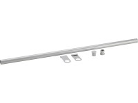 Metall-Kleiderstange Weiss Metallic 80 x 3,5 cm