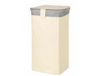 Wäschekorb Weiss XXL mit Innenfutter 75 l