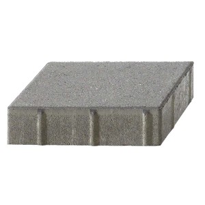 Pavé Vero graphite, 6 cm, pour terrasse et allée, uni.
