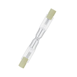 Lampe halogène Osram R7S, 80W, 78mm, dimmable, blanc chaud. Lampe halogène pour intérieur et extérieur.