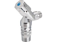 Waschgeräte-Ventil Schlauchverschraubung Gebogen