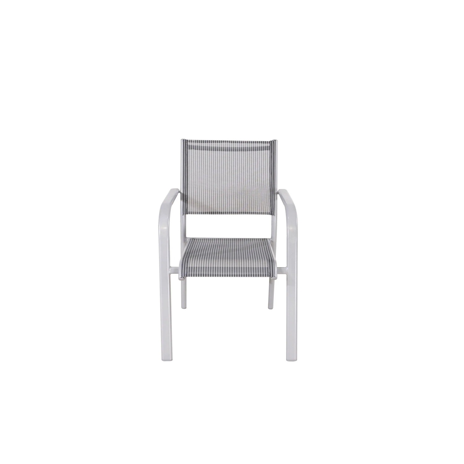 Florabest Stapelsessel Aluminium Grau