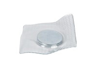 Fix-o-moll Magnete Neodym zum Einnähen Silber 38 mm x Ø 18 mm / 4 Stk.