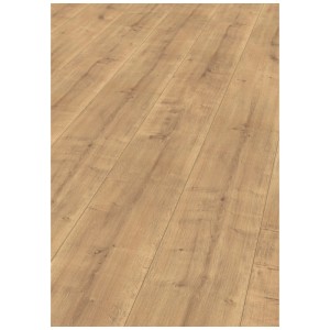 Stratifié Egger NatureSense Hamilton Chêne Naturel, format Kingsize. Gros plan sur la structure du bois.