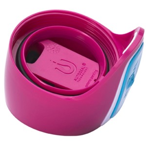 Contigo Swish borraccia magenta, 500ml, aperta, tecnologia Autoseal.
