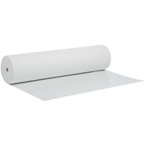 Rouleau de non-tissé de protection blanc, 1 m de large et 25 m de long, pour protéger les sols et les meubles pendant les travaux de rénovation.