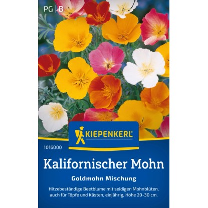 Kiepenkerl Kalifornischer Mohn Goldmohn Mischung Eschscholzia californica