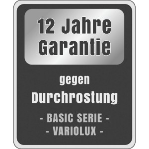 Panneau avec garantie de 12 ans contre la rouille pour remorque Stema Variolux.