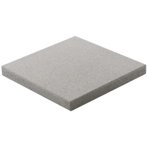 Lastra da giardino Almelo quadrata grigio argento (50x50 cm) per terrazze e vialetti.