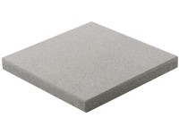 Gartenplatte Almelo Silbergrau 50 x 50 cm