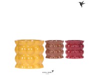 Portavaso in ceramica Cotton Mix assortito Ø 9 x 10 cm / 1 pz.