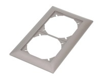 UP-Rahmen EdizioDue Feller Anthrazit Gr. 1+1 UP-Rahmen EdizioDue Feller Anthrazit Gr. 1+1