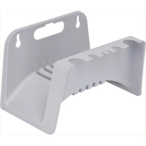 Porta tubo LUX Classic grigio in plastica per montaggio a parete.