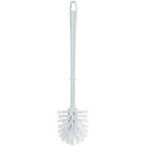 Brosse WC de remplacement Diaqua blanche au design classique pour toute salle de bain.